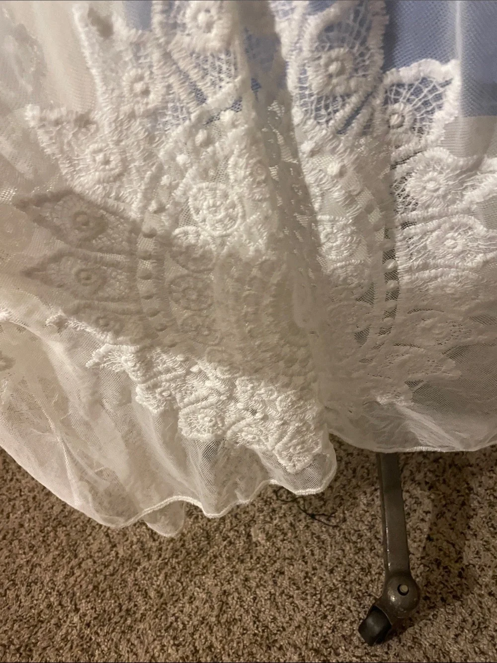 RACHEL ZOE Delicate White Lace Sheer Duster - Layering Kimono One  Sz fits All